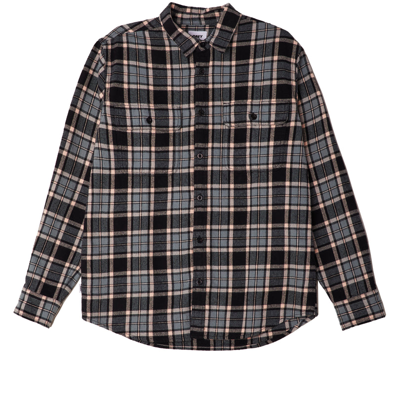 OBEY DIVISIONS WOVEN // BLACK MULTI