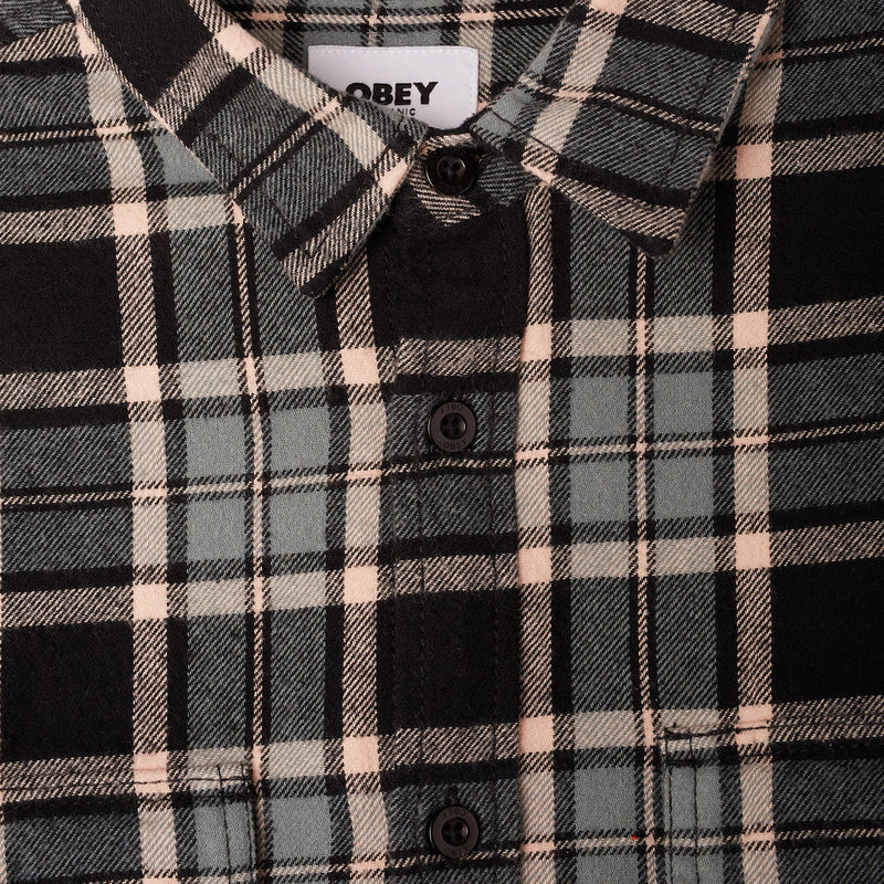 OBEY DIVISIONS WOVEN // BLACK MULTI