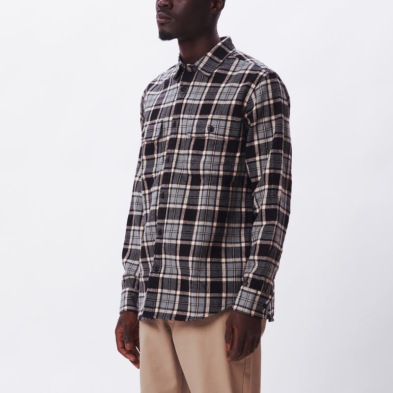 OBEY DIVISIONS WOVEN // BLACK MULTI