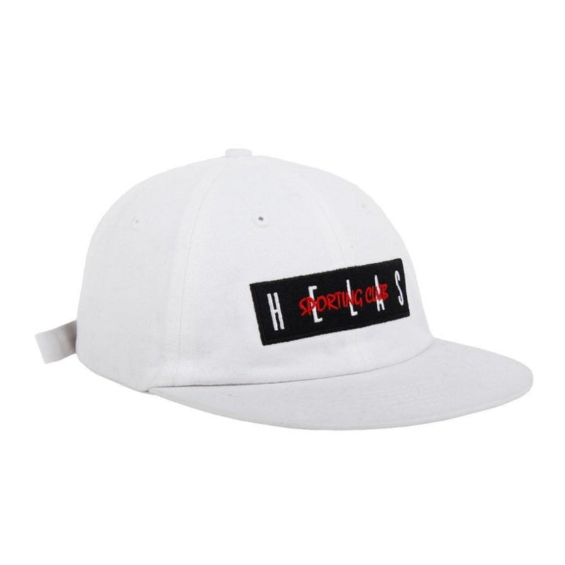 HÉLAS SPORTING CLUB 6 PANELS CAP // WHITE