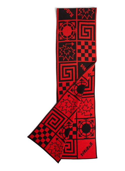 RASSVET MEN'S SCARF // RED