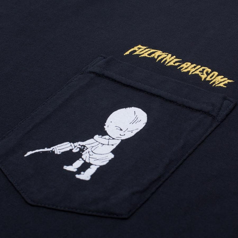 FUCKING AWESOME BABY POCKET TEE // BLACK