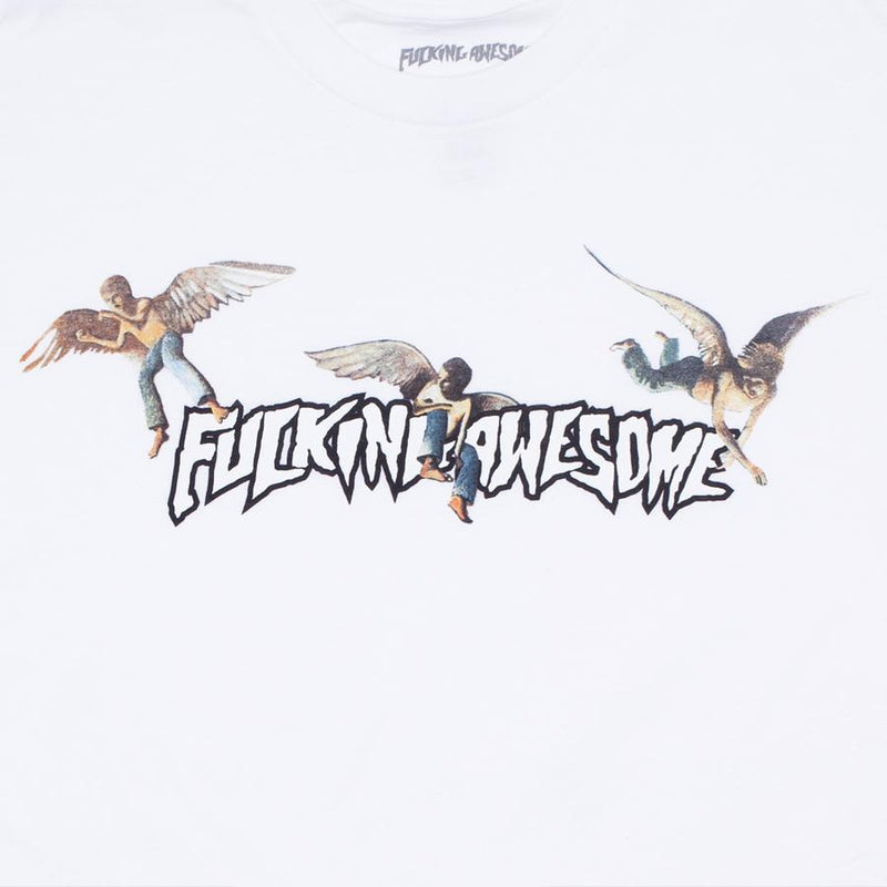 FUCKING AWESOME ANGEL STAMP L/S TEE // WHITE