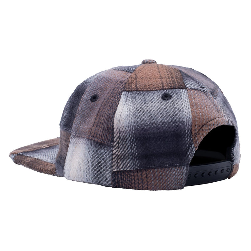 FUCKING AWESOME PATCHWORK PLAID HAT // BROWN