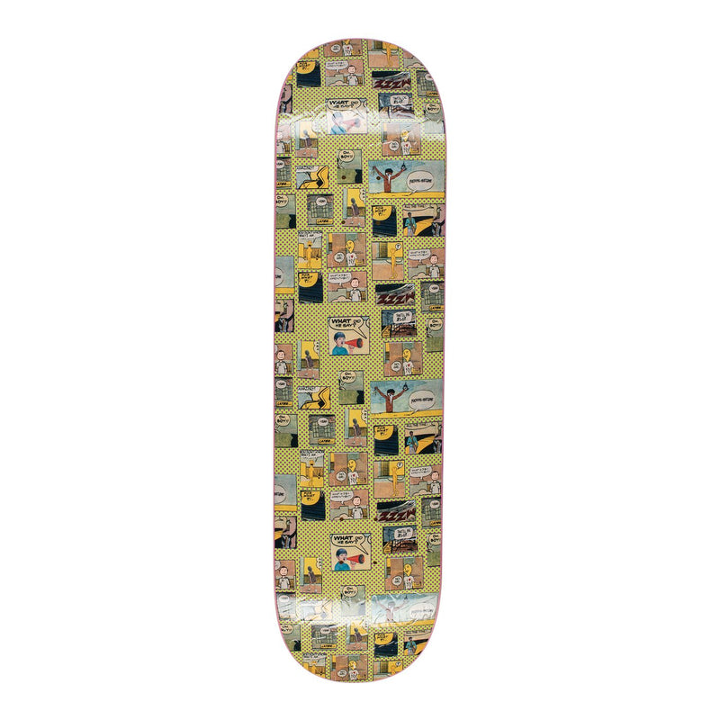 FUCKING AWESOME COMIC NEON GREEN DECK // 8.18"
