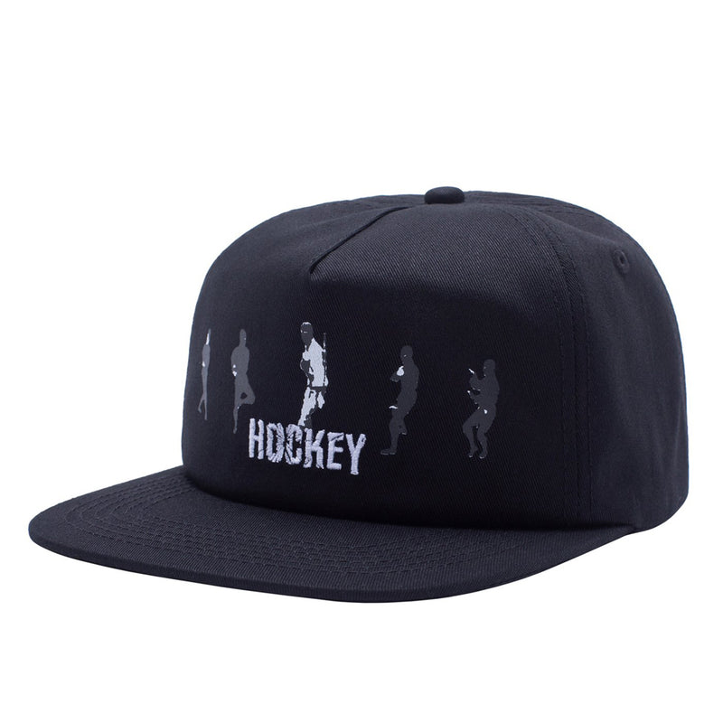 HOCKEY NINJA 6-PANEL HAT // BLACK