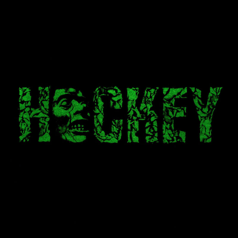 HOCKEY STONE L/S TEE // BLACK/ GLOW IN THE DARK
