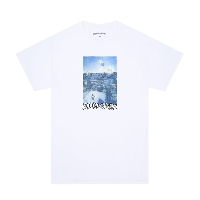 FUCKING AWESOME HELICOPTER TEE // WHITE