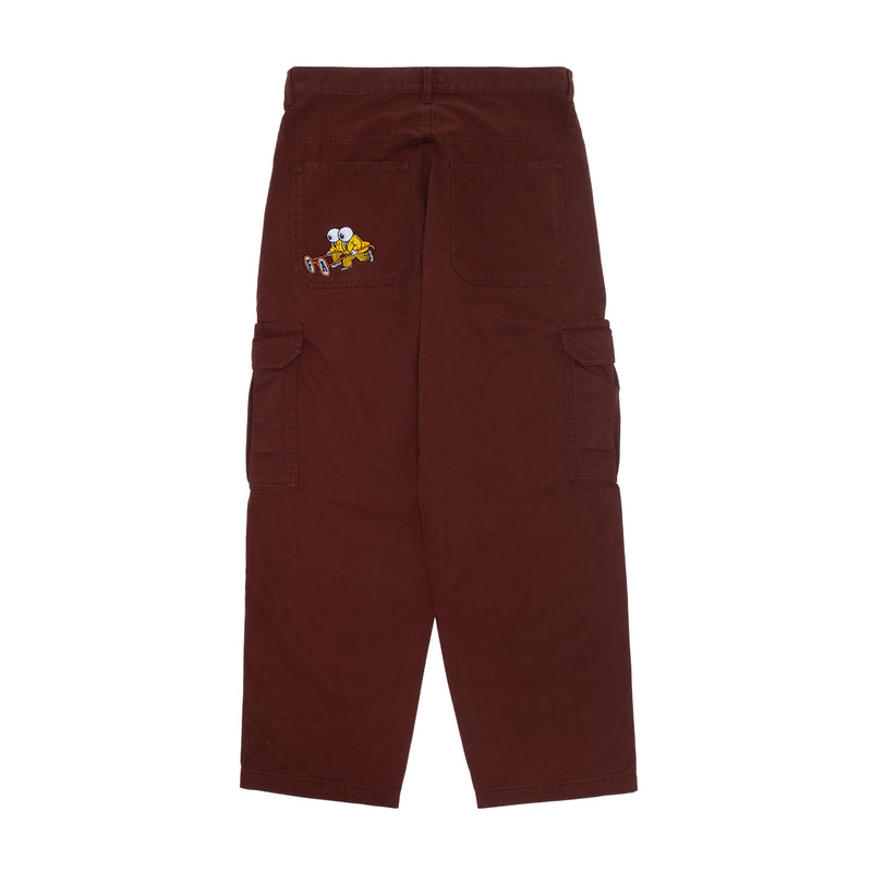 FUCKING AWESOME CONTACTS BAGGY CARGO PANT // DARK BROWN