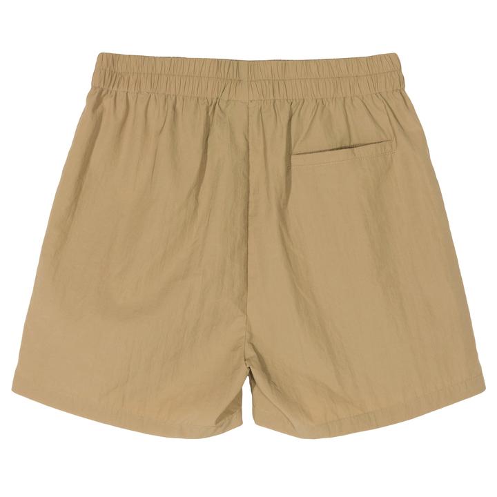 STÜSSY LEAGUE CRINKLE SHORT // KHAKI