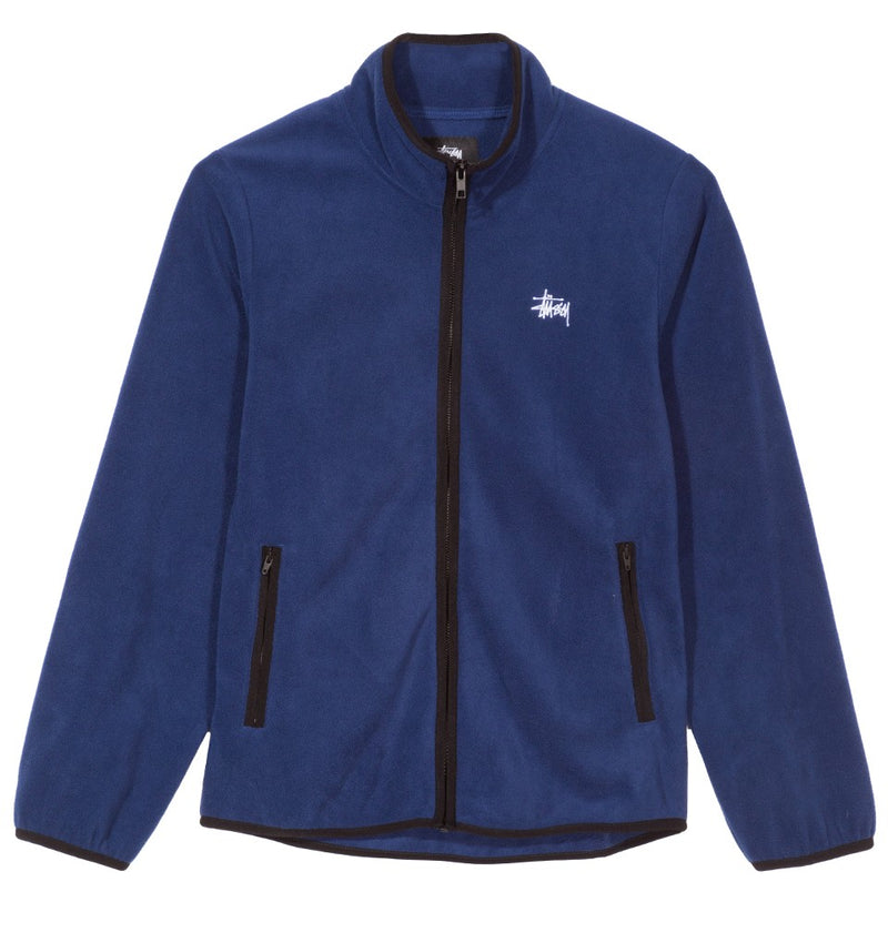 STÜSSY LUNA FLEECE FULL ZIP // ROYAL