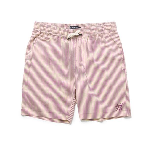 THE QUIET LIFE TIMMY BEACH SHORT // BURGUNDY LIME