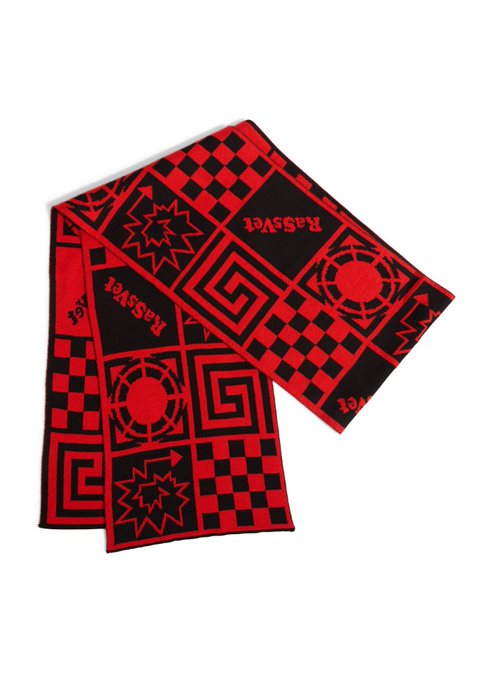 RASSVET MEN'S SCARF // RED