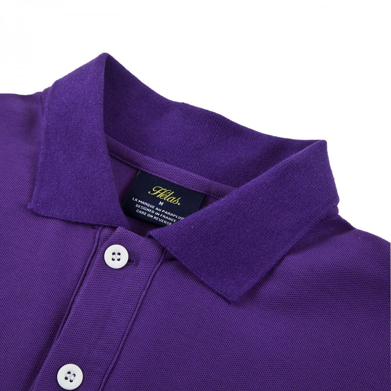 HÉLAS TRIO POLO // PURPLE/WHITE/BLUE