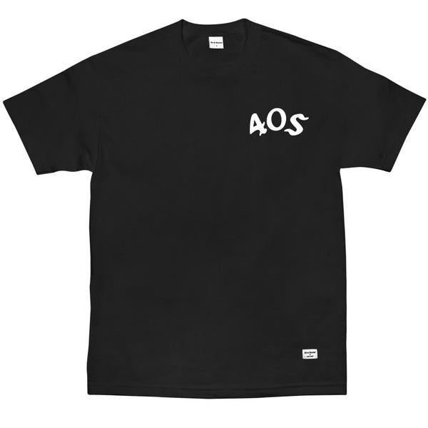 40S & SHORTIES ROCKSTEADY TEE // BLACK-The Collateral