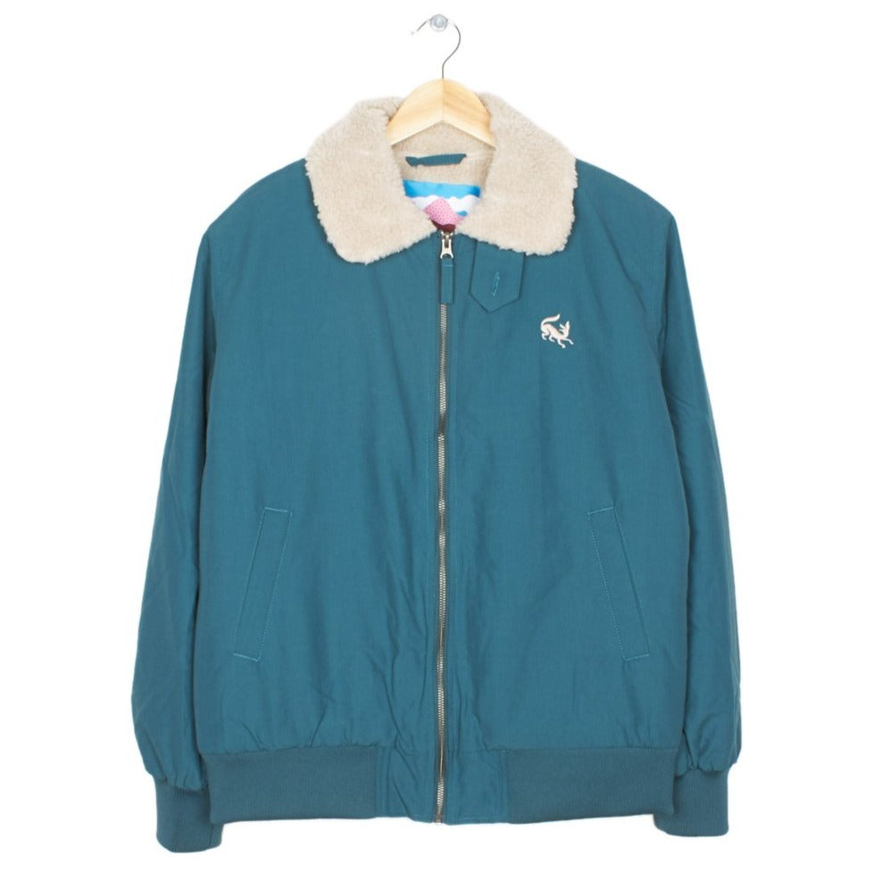BY PARRA 42000 TOPPER HARLEY JACKET SCARED FOX DEEP SEA GREEN