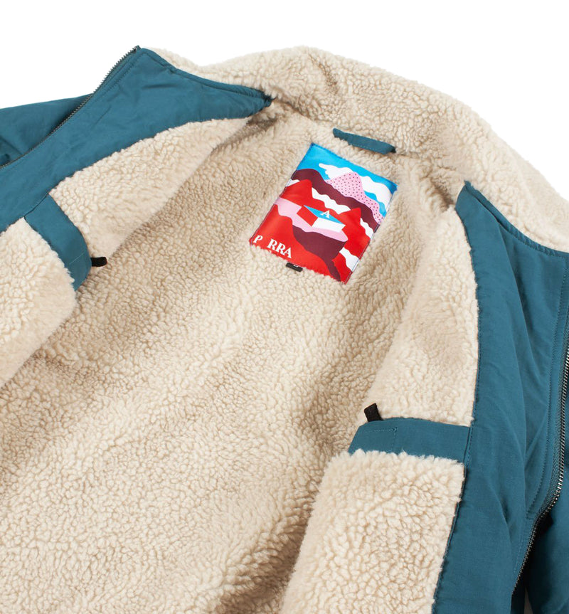 BY PARRA TOPPER HARLEY JACKET SCARED FOX // DEEP SEA GREEN