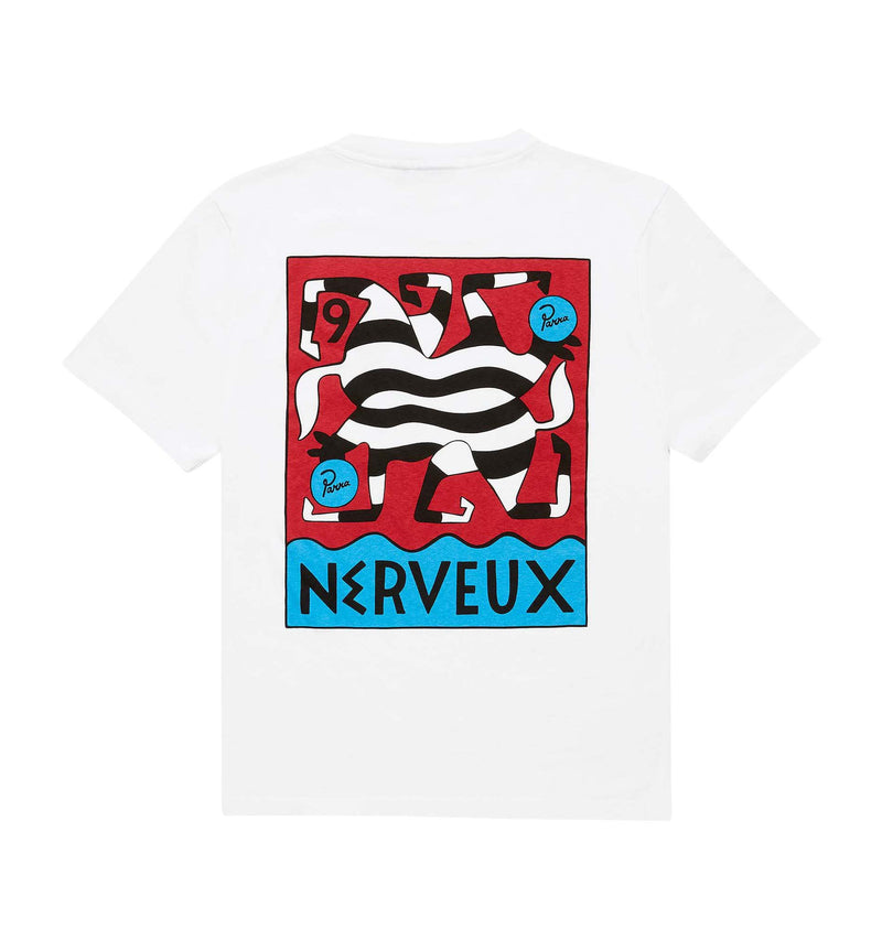 BY PARRA NERVEUX T-SHIRT // WHITE