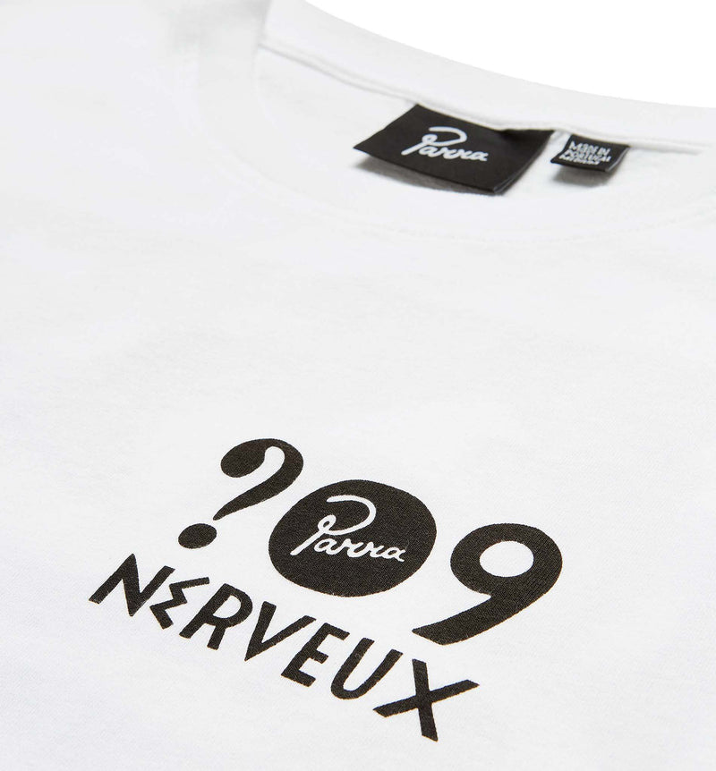 BY PARRA NERVEUX T-SHIRT // WHITE