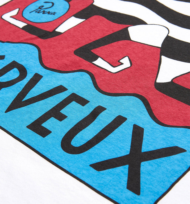 BY PARRA NERVEUX T-SHIRT // WHITE