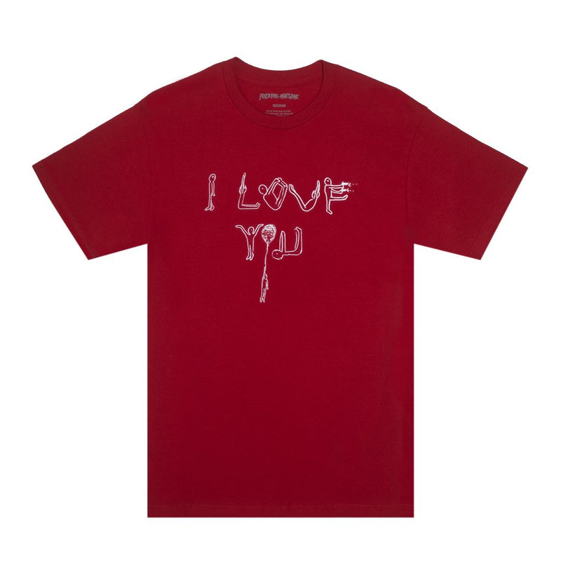 FUCKING AWESOME I LOVE YOU TEE // SCARLET RED