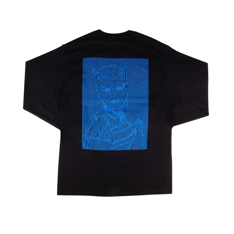 Better™ GIFT SHOP HIROSHI "Better™ Dots" L/S T-SHIRT // BLACK
