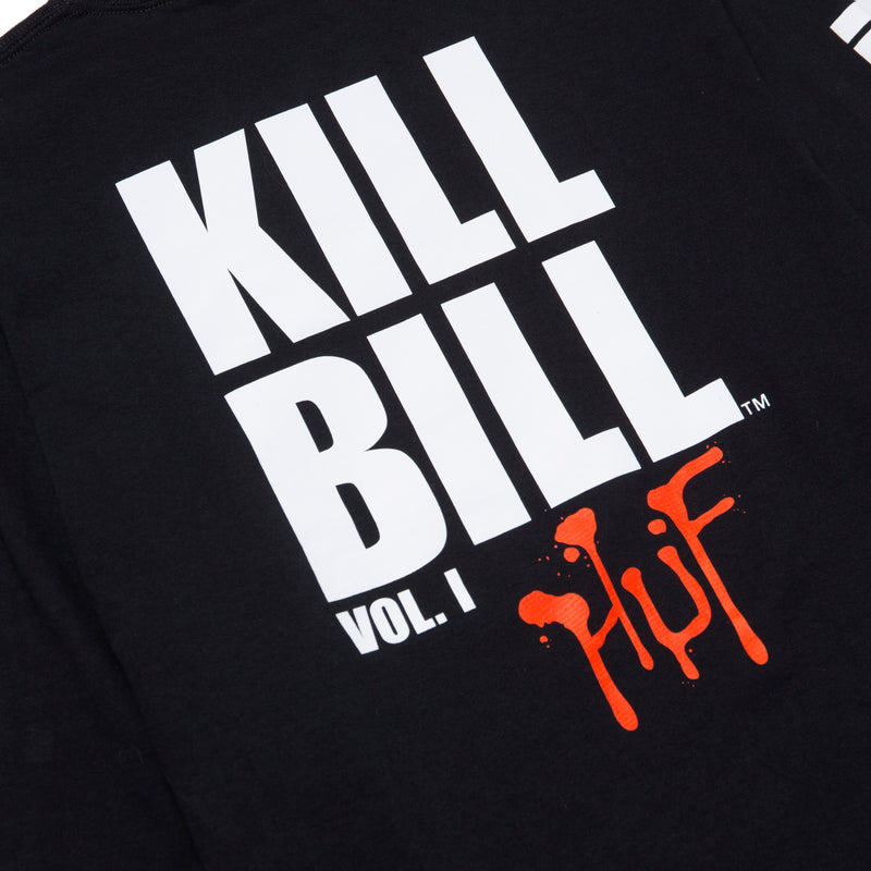 HUF X KILL BILL BLACK MAMBA LONG SLEEVE TEE // BLACK