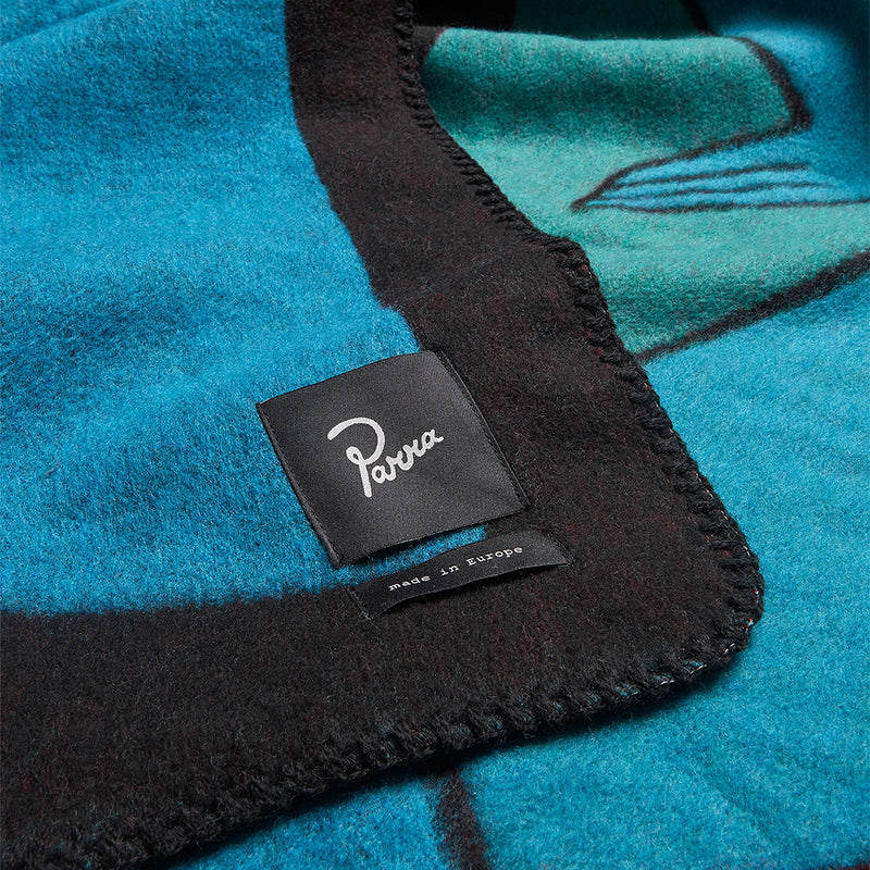 BY PARRA 46535 TRAPPED WOOL BLANKET MULTI