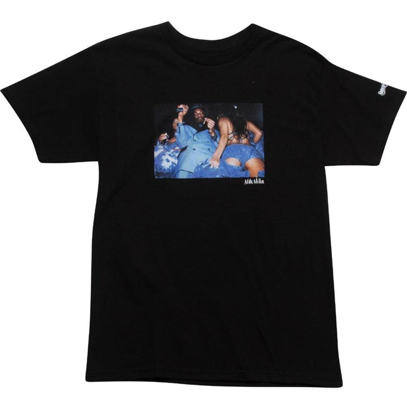 HUF X SNOOP MIKE MILLER TEE // BLACK