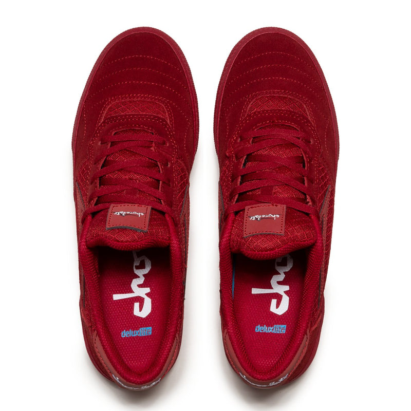 LAKAI CAMBRIDGE X CHOCOLATE // RED/REFLECTIVE SUEDE