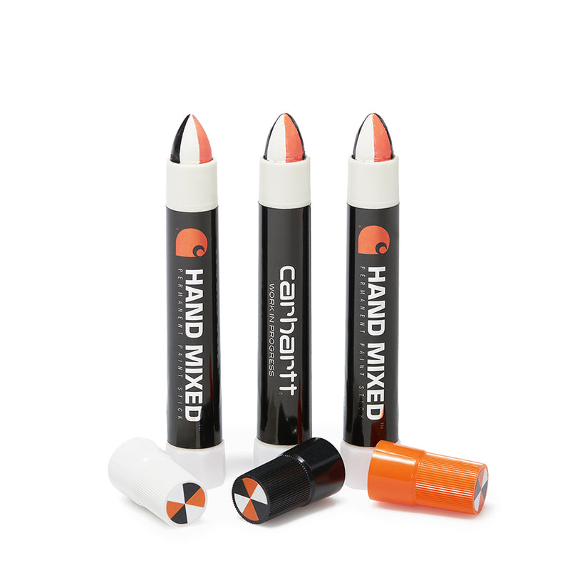 CARHARTT WIP X HAND MIXED SOLID MARKER BLACK ORANGE WHITE