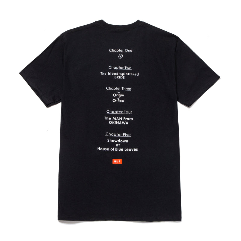 HUF X KILL BILL CHAPTERS T-SHIRT // BLACK
