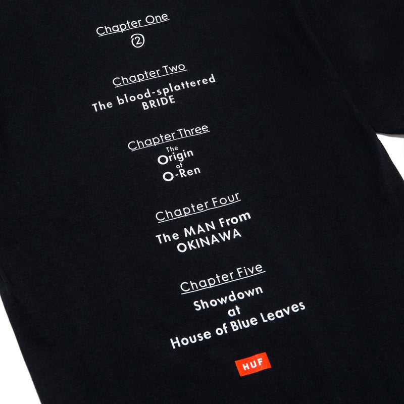 HUF X KILL BILL CHAPTERS T-SHIRT // BLACK