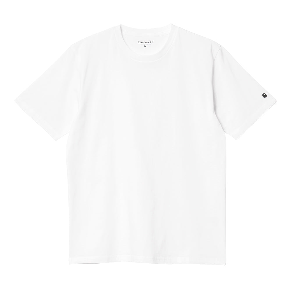 Carhartt Wip I026264 00A XX S S Base T Shirt white black