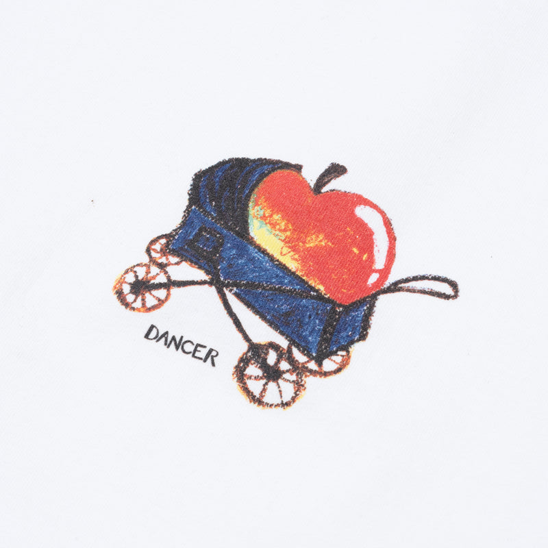 DANCER BABY APPLE TEE // WHITE