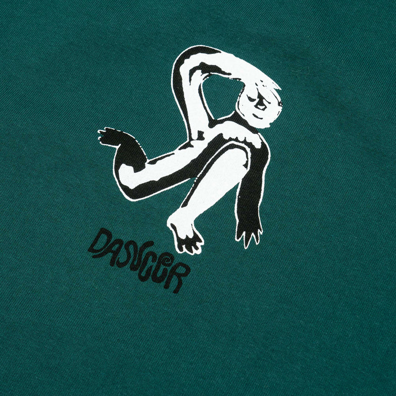 DANCER HI THERE TEE // DARK TEAL
