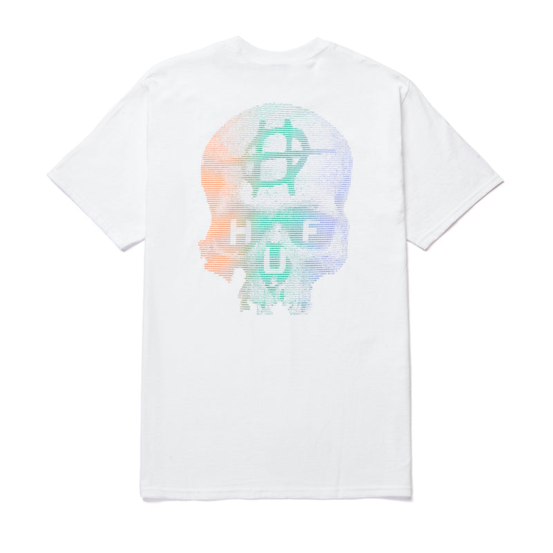 HUF DATA DEATH S/S TEE // WHITE