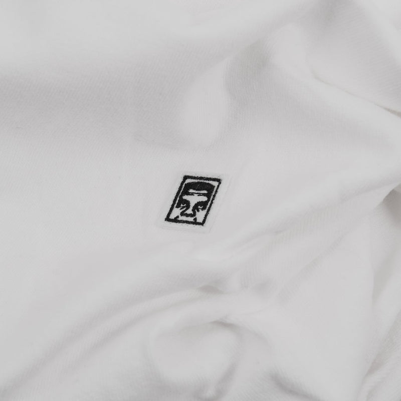 OBEY EIGHTY NINE SOLID BOX TEE // WHITE