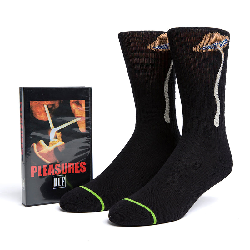 HUF-WORLDWIDE-X-PLEASURES-SPORE-SOCK-BLACK-SK00683-BLACK