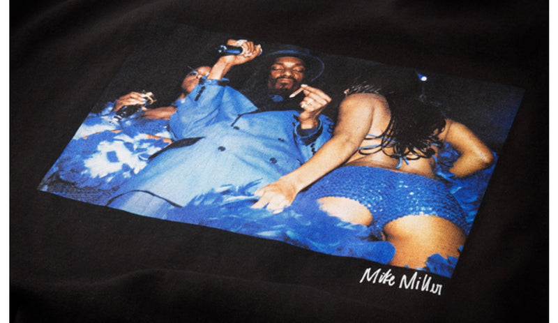 HUF X SNOOP MIKE MILLER TEE // BLACK