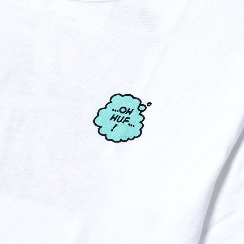 HUF MAKE EM CRY DUDE S/S TEE // WHITE