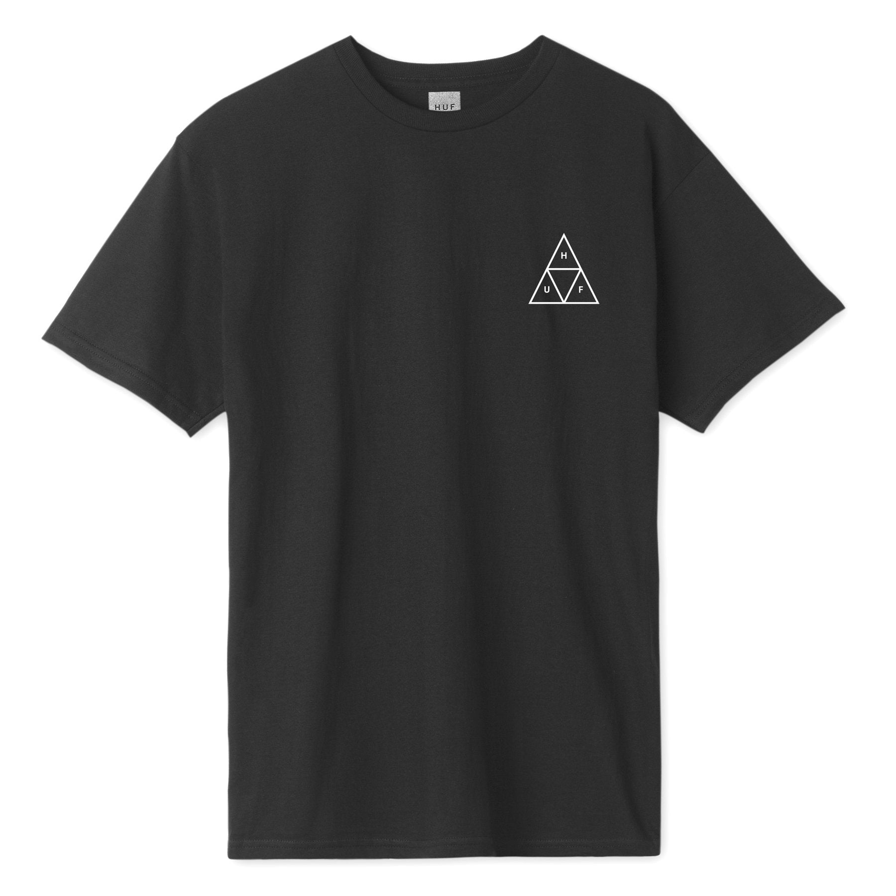 HUF MIRAGE TRIPLE TRIANGLE T SHIRT BLACK