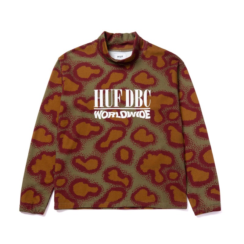HUF NETWORK FRENCH TERRY CREW // OLIVE