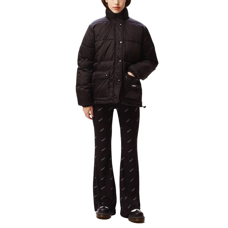 OBEY IRVING PUFFY COAT // BLACK