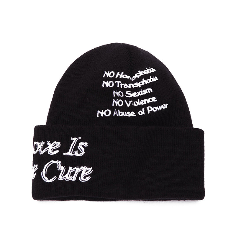 OBEY PROTEST BEANIE // BLACK