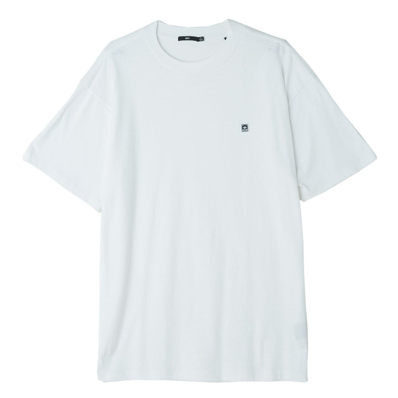 OBEY EIGHTY NINE SOLID BOX TEE // WHITE