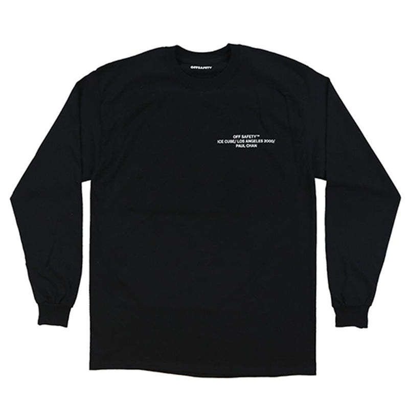 OFF SAFETY ICE BREAKER L/S TEE // BLACK
