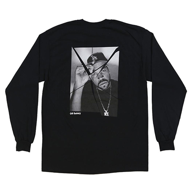 OFF SAFETY ICE BREAKER L/S TEE // BLACK