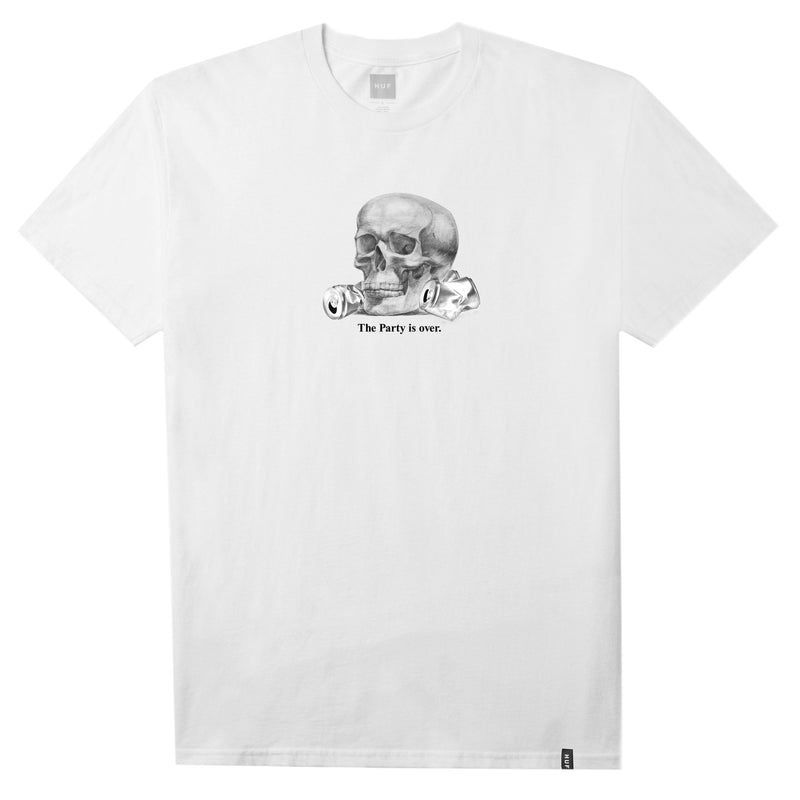 HUF PARTYS OVER T-SHIRT // WHITE