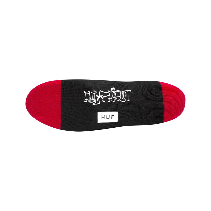 HUF X PHIL FROST SOCKS // BLACK